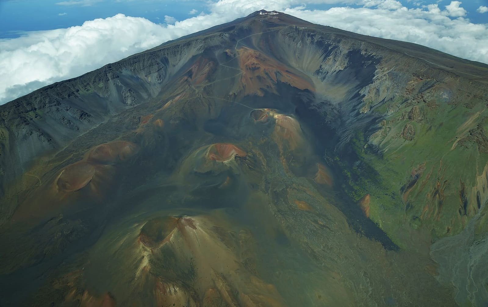 Haleakalā's summit crater is on the Hana and Haleakalā listings Expedia carries