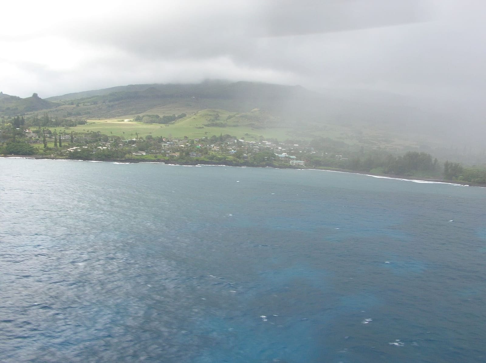 The Hāna coast from the air: one of the routes sold under every platform's Maui helicopter heading